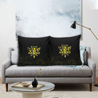 Aloha Hawaii Kahili Pillow Cover Kanaka Maoli With Kakau Pattern LT05 - Polynesian Pride