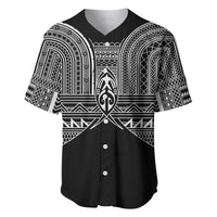 Philippines Igorot Tribal Inspired Baseball Jersey Black Version LT05 Black - Polynesian Pride