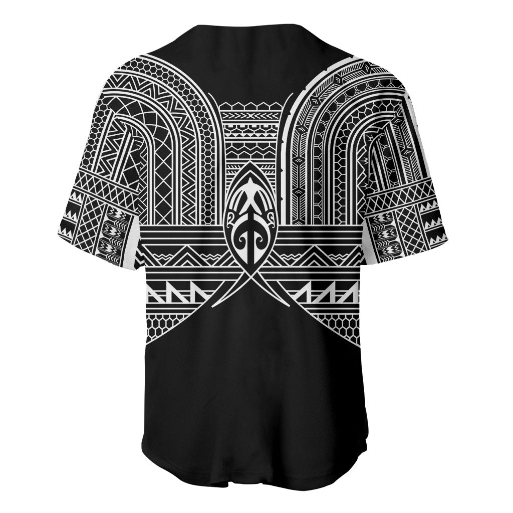 Philippines Igorot Tribal Inspired Baseball Jersey Black Version LT05 - Polynesian Pride