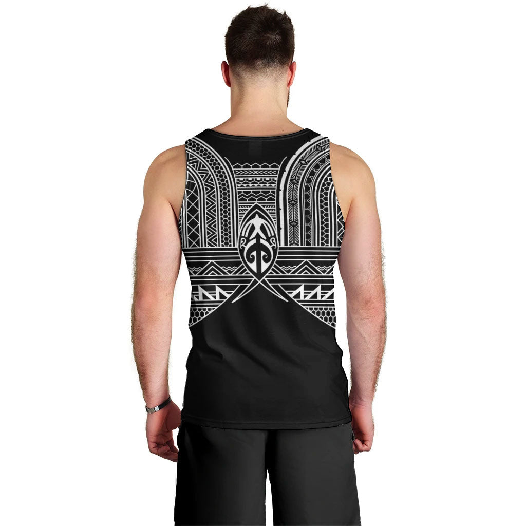 Philippines Igorot Tribal Inspired Men Tank Top Black Version LT05 - Polynesian Pride
