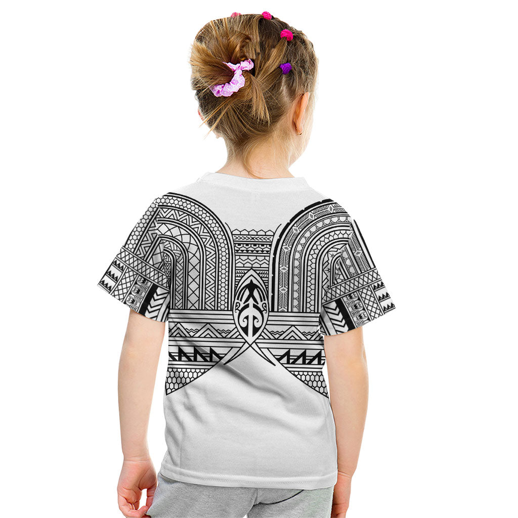 Philippines Igorot Tribal Inspired Kid T Shirt White Version LT05 - Polynesian Pride
