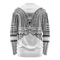 Philippines Igorot Tribal Inspired Long Sleeve Shirt White Version LT05 - Polynesian Pride