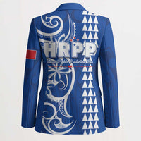 Samoa HRPP Party Blazer Polynesian Pattern LT05 - Polynesian Pride