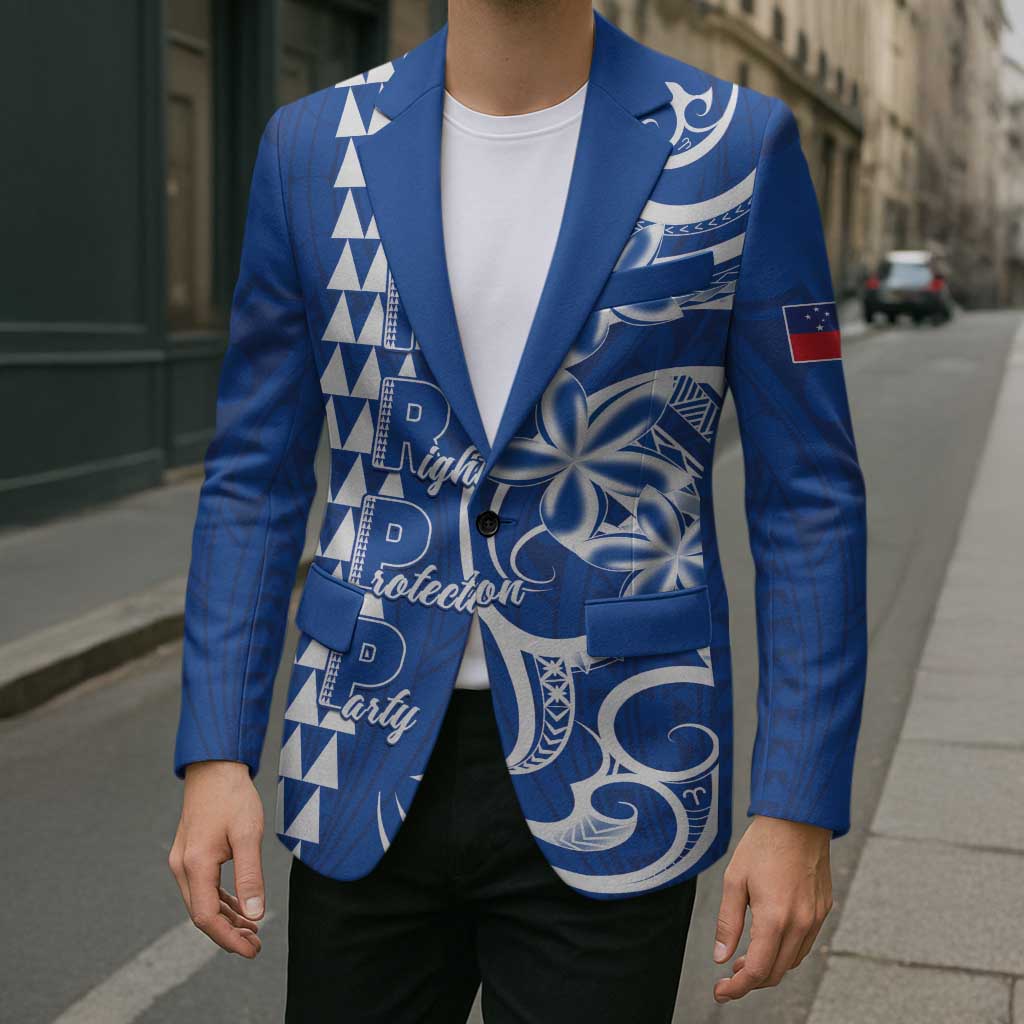 Samoa HRPP Party Blazer Polynesian Pattern LT05 - Polynesian Pride
