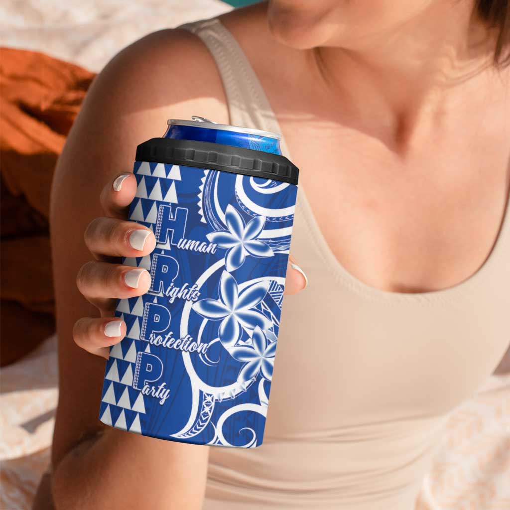 Samoa HRPP Party 4 in 1 Can Cooler Tumbler Polynesian Pattern LT05 - Polynesian Pride