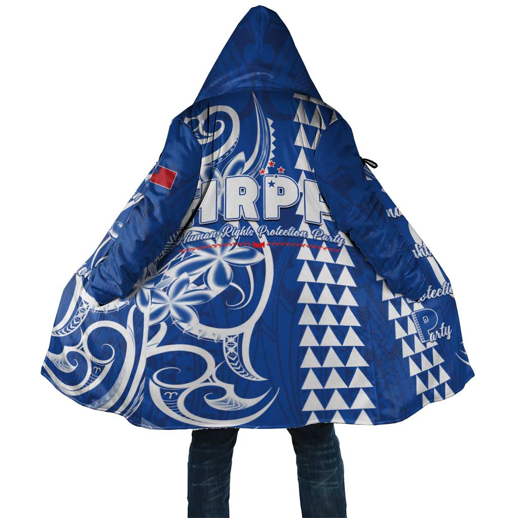 Samoa HRPP Party Cloak Polynesian Pattern LT05 Unisex Blue - Polynesian Pride