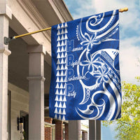 Samoa HRPP Party Garden Flag Polynesian Pattern LT05 House Flag Blue - Polynesian Pride