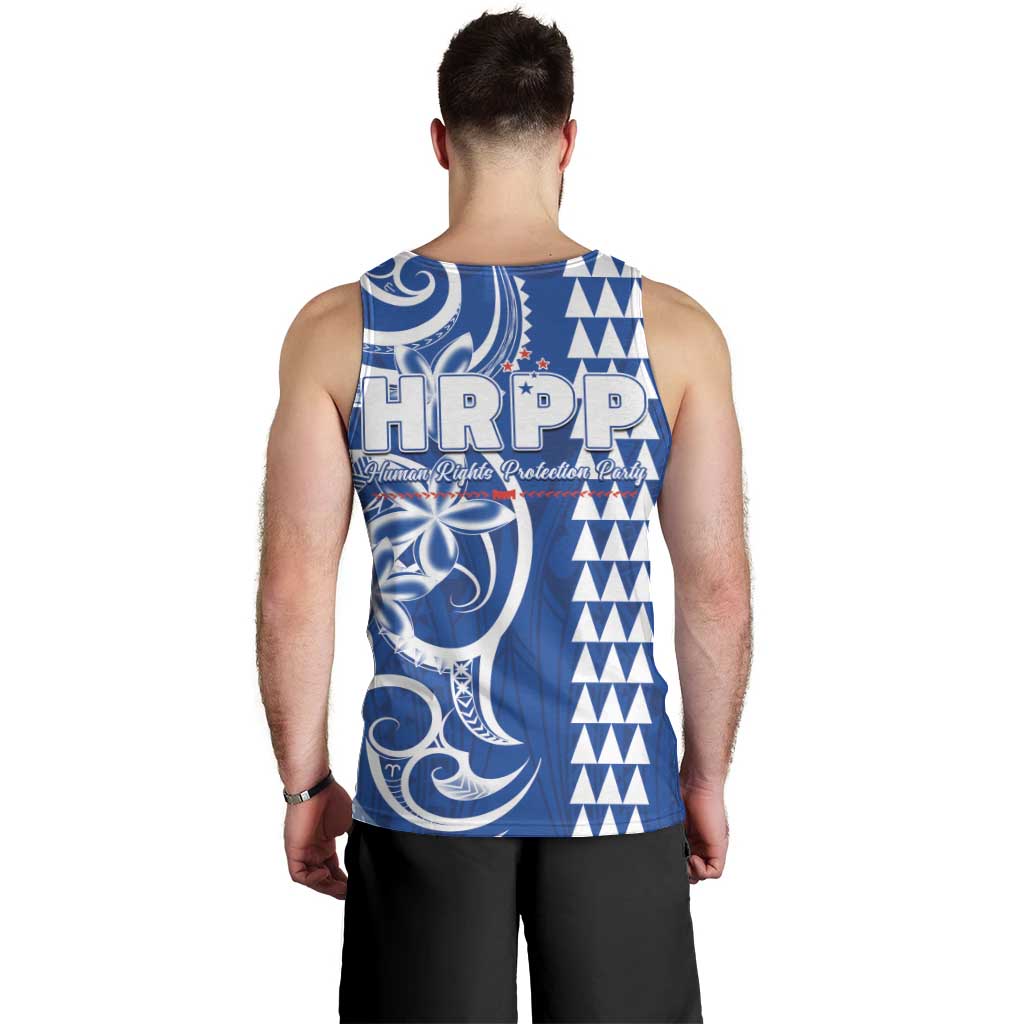 Samoa HRPP Party Men Tank Top Polynesian Pattern LT05 - Polynesian Pride