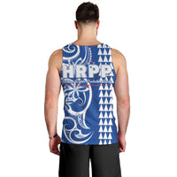 Samoa HRPP Party Men Tank Top Polynesian Pattern LT05 - Polynesian Pride