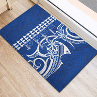 Samoa HRPP Party Rubber Doormat Polynesian Pattern LT05 - Polynesian Pride