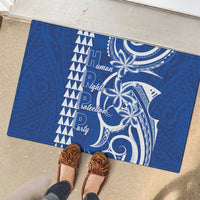 Samoa HRPP Party Rubber Doormat Polynesian Pattern LT05 - Polynesian Pride