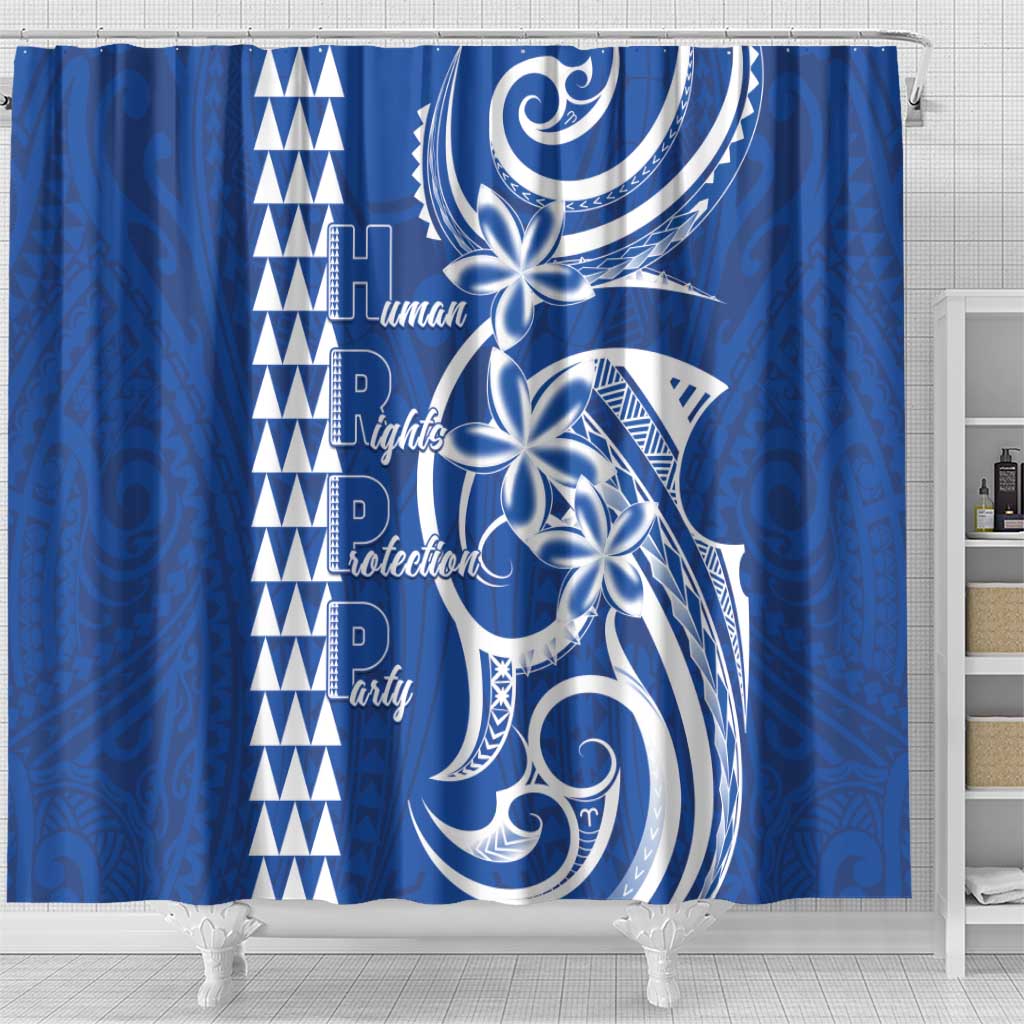 Samoa HRPP Party Shower Curtain Polynesian Pattern LT05 - Polynesian Pride
