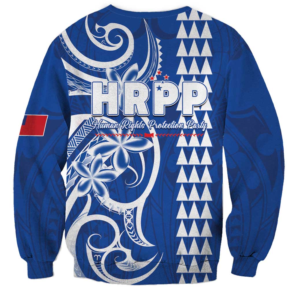 Samoa HRPP Party Sweatshirt Polynesian Pattern LT05 - Polynesian Pride