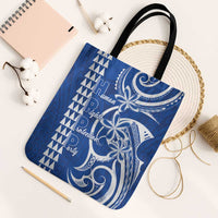 Samoa HRPP Party Tote Bag Polynesian Pattern LT05 Black Strap One Size Blue - Polynesian Pride