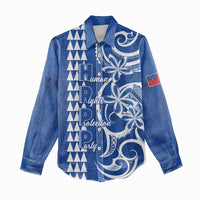 Samoa HRPP Party Women Casual Shirt Polynesian Pattern LT05 - Polynesian Pride