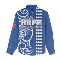 Samoa HRPP Party Women Casual Shirt Polynesian Pattern LT05 - Polynesian Pride