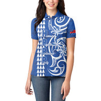 Samoa HRPP Party Women Polo Shirt Polynesian Pattern LT05 - Polynesian Pride