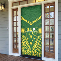 Samoa SUP Door Cover Samoan Coat Of Arms LT05 - Polynesian Pride