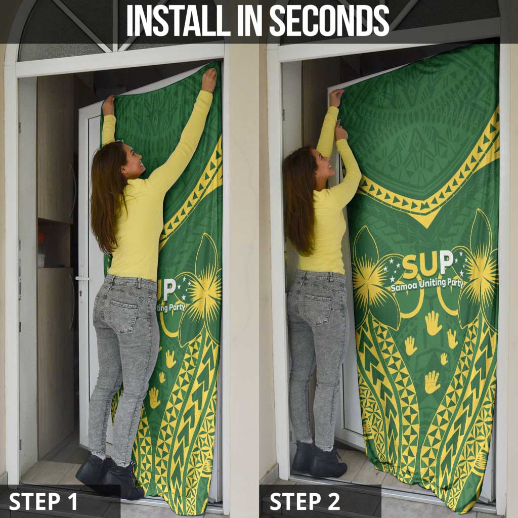 Samoa SUP Door Cover Samoan Coat Of Arms LT05 - Polynesian Pride