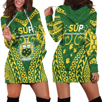 Samoa SUP Hoodie Dress Samoan Coat Of Arms LT05 - Polynesian Pride