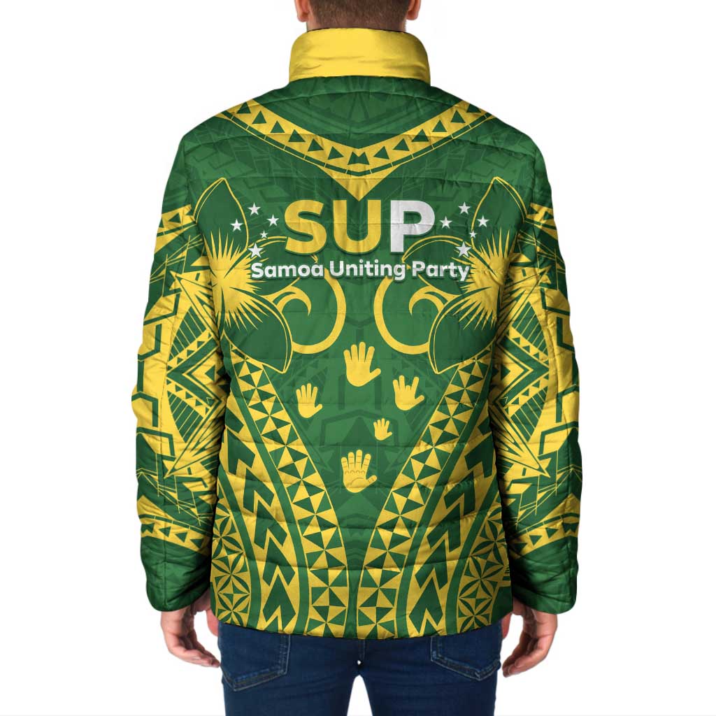 Samoa SUP Padded Jacket Samoan Coat Of Arms LT05 - Polynesian Pride