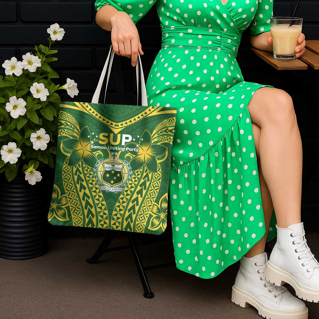 Samoa SUP Tote Bag Samoan Coat Of Arms LT05 - Polynesian Pride