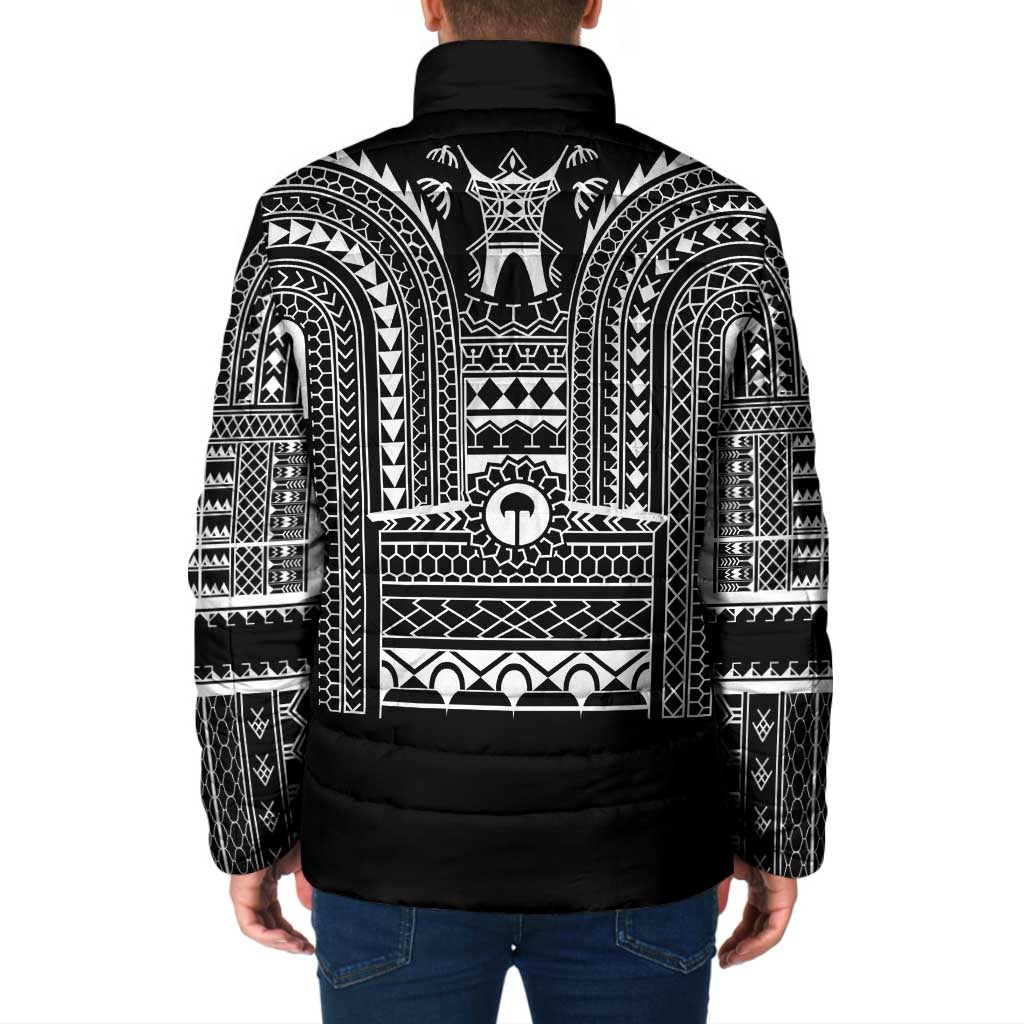 Philippines Igorot Tribal Art Tattoo Black Padded Jacket LT05 - Polynesian Pride