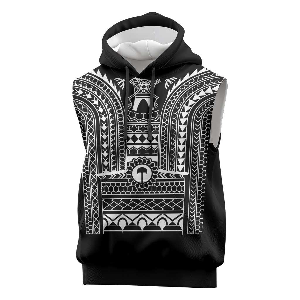 Philippines Igorot Tribal Art Tattoo Black Sleeveless Hoodie LT05 Black - Polynesian Pride