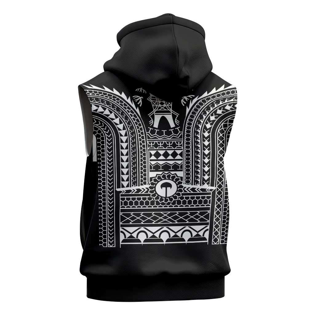 Philippines Igorot Tribal Art Tattoo Black Sleeveless Hoodie LT05 - Polynesian Pride