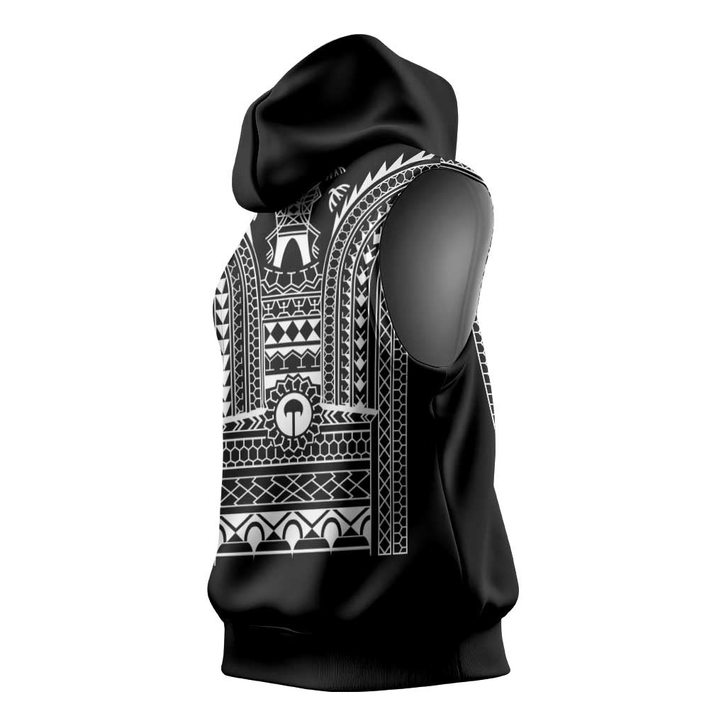 Philippines Igorot Tribal Art Tattoo Black Sleeveless Hoodie LT05 - Polynesian Pride
