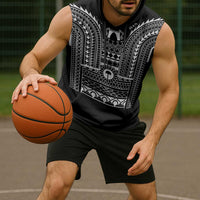 Philippines Igorot Tribal Art Tattoo Black Sleeveless Hoodie LT05 - Polynesian Pride