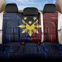 Philippines Sun Star Back Car Seat Cover Igorot Tribal Inspiration LT05 One Size Black - Polynesian Pride