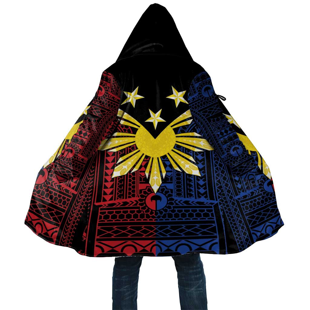 Philippines Sun Star Cloak Igorot Tribal Inspiration LT05 Unisex Black - Polynesian Pride