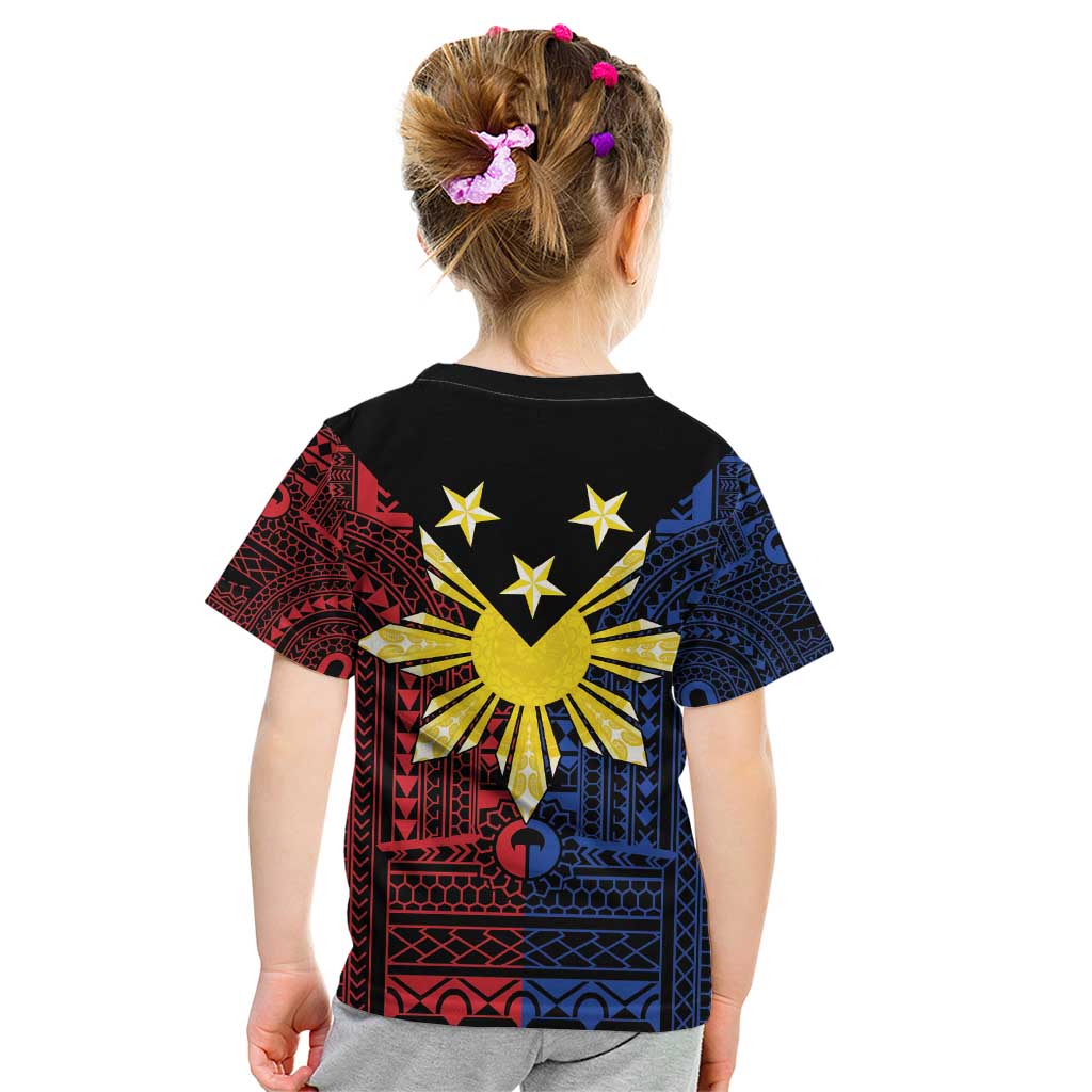 Philippines Sun Star Kid T Shirt Igorot Tribal Inspiration LT05 - Polynesian Pride