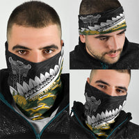 Rugby New Zealand And South Africa Neck Gaiter Silver Fern With Springboks LT05 - Polynesian Pride