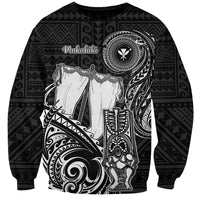 Personalized Hawaii Makahiki Season Sweatshirt Akua Loa Polynesian Pattern LT05 Unisex Black - Polynesian Pride