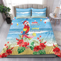 Hawaii Christmas Bedding Set Funny Macaw Parrot Tropical Vibe LT05 - Polynesian Pride