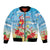 Hawaii Christmas Bomber Jacket Funny Macaw Parrot Tropical Vibe