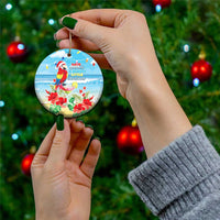 Hawaii Christmas Ceramic Ornament Funny Macaw Parrot Tropical Vibe LT05 - Polynesian Pride