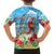 Hawaii Christmas Family Matching Long Sleeve Bodycon Dress and Hawaiian Shirt Funny Macaw Parrot Tropical Vibe