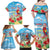 Hawaii Christmas Family Matching Off Shoulder Maxi Dress and Hawaiian Shirt Funny Macaw Parrot Tropical Vibe