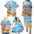 Hawaii Christmas Family Matching Puletasi and Hawaiian Shirt Funny Macaw Parrot Tropical Vibe