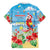 Hawaii Christmas Family Matching Puletasi and Hawaiian Shirt Funny Macaw Parrot Tropical Vibe