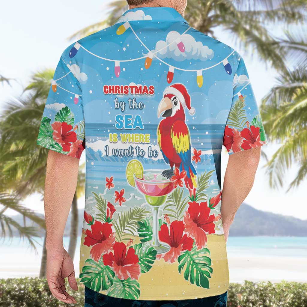 Hawaii Christmas Hawaiian Shirt Funny Macaw Parrot Tropical Vibe LT05 - Polynesian Pride