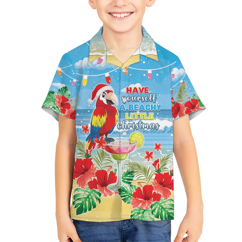 Hawaii Christmas Hawaiian Shirt Funny Macaw Parrot Tropical Vibe LT05 - Polynesian Pride