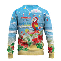 Hawaii Christmas Ugly Christmas Sweater Funny Macaw Parrot Tropical Vibe LT05 - Polynesian Pride