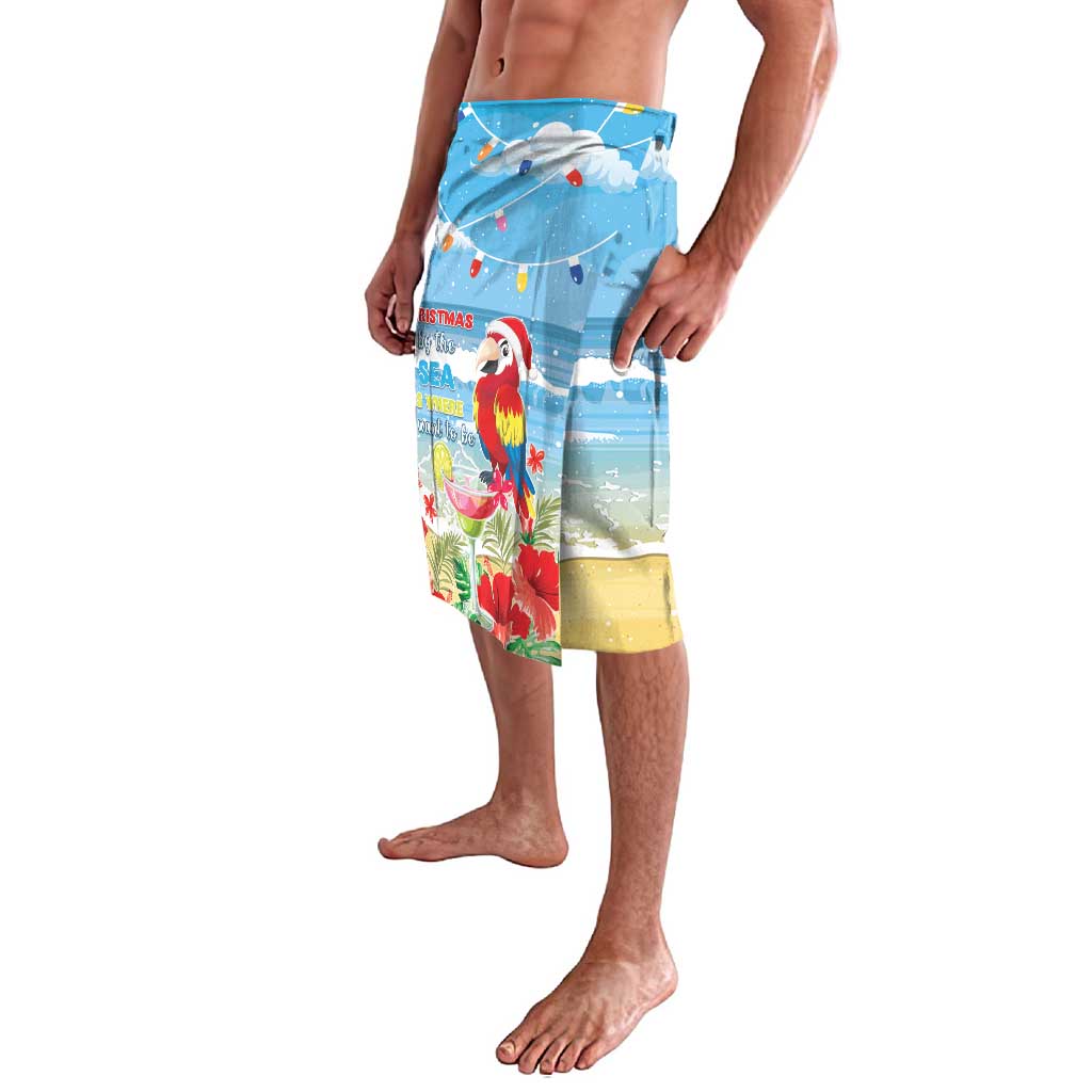 Hawaii Christmas Lavalava Funny Macaw Parrot Tropical Vibe LT05 - Polynesian Pride