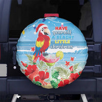 Hawaii Christmas Spare Tire Cover Funny Macaw Parrot Tropical Vibe LT05 - Polynesian Pride