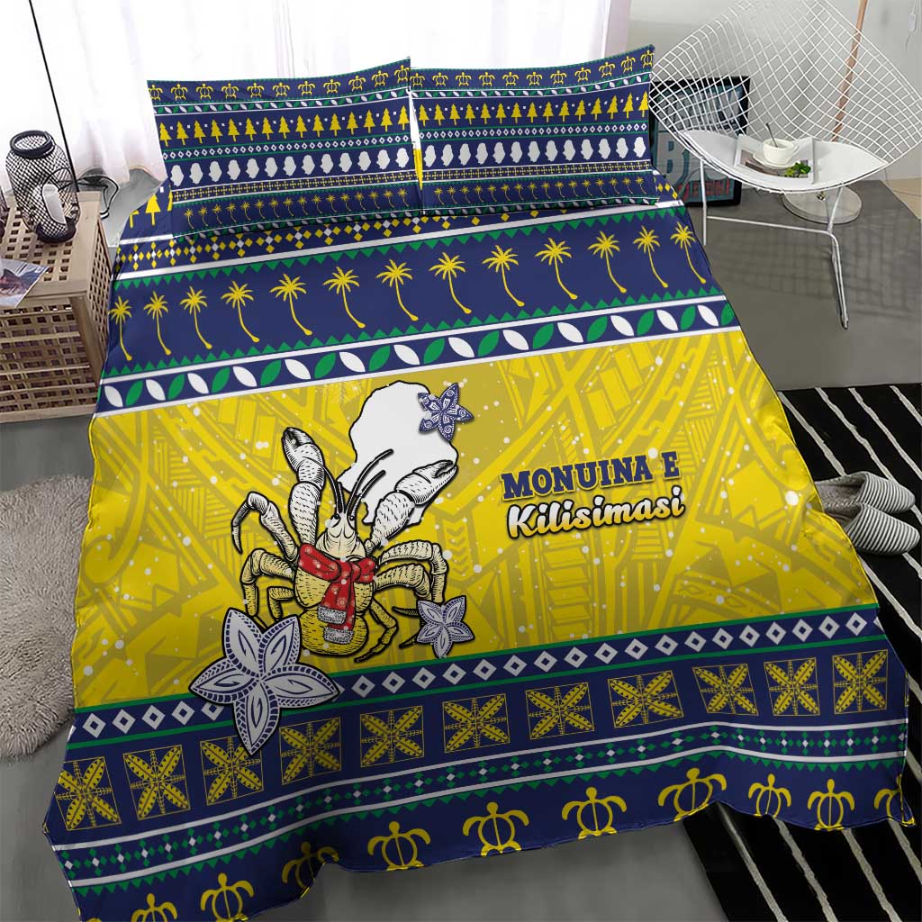 Niue The Rock Christmas Bedding Set Niuean Crab Monuina E Kilisimasi LT05 - Polynesian Pride