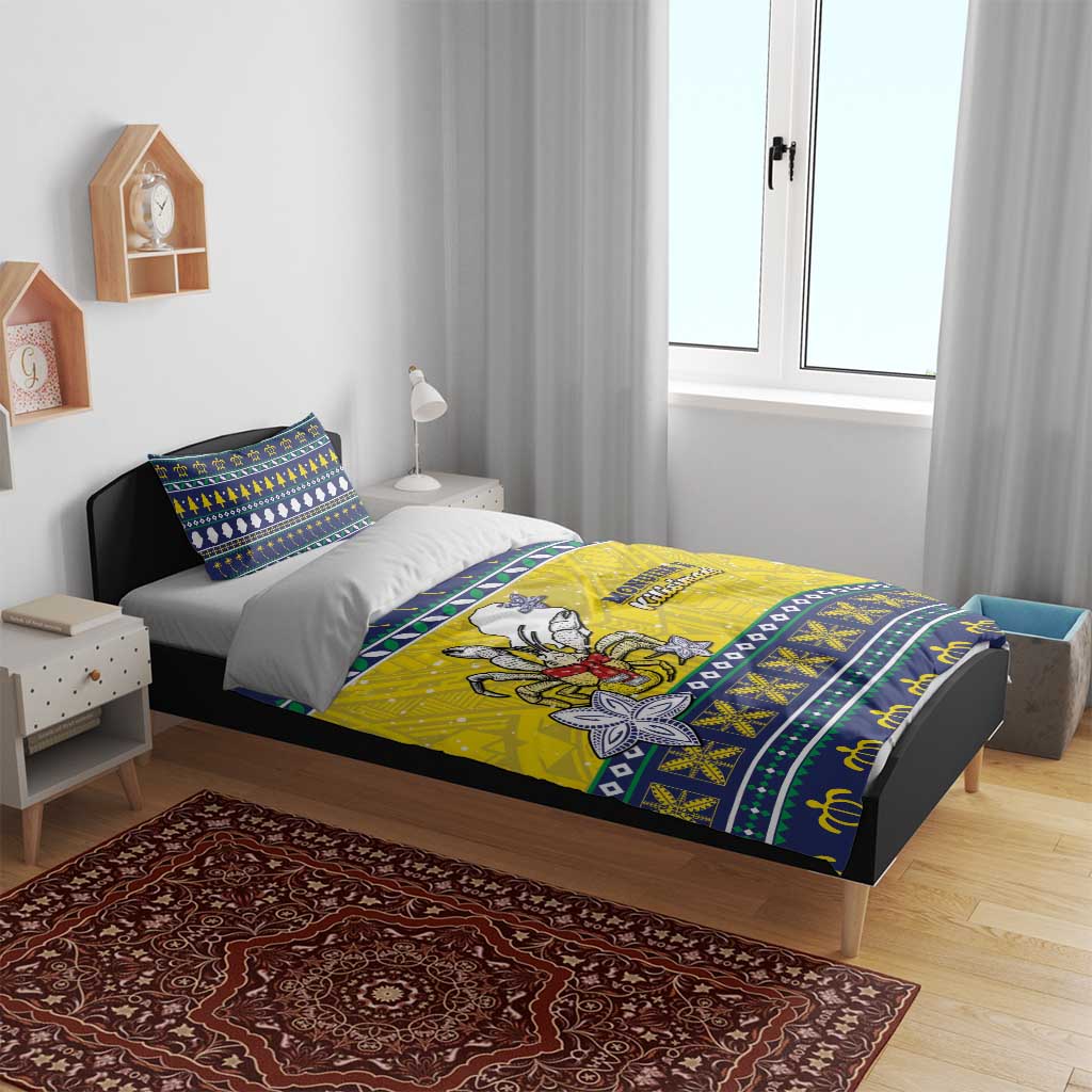 Niue The Rock Christmas Bedding Set Niuean Crab Monuina E Kilisimasi LT05 - Polynesian Pride